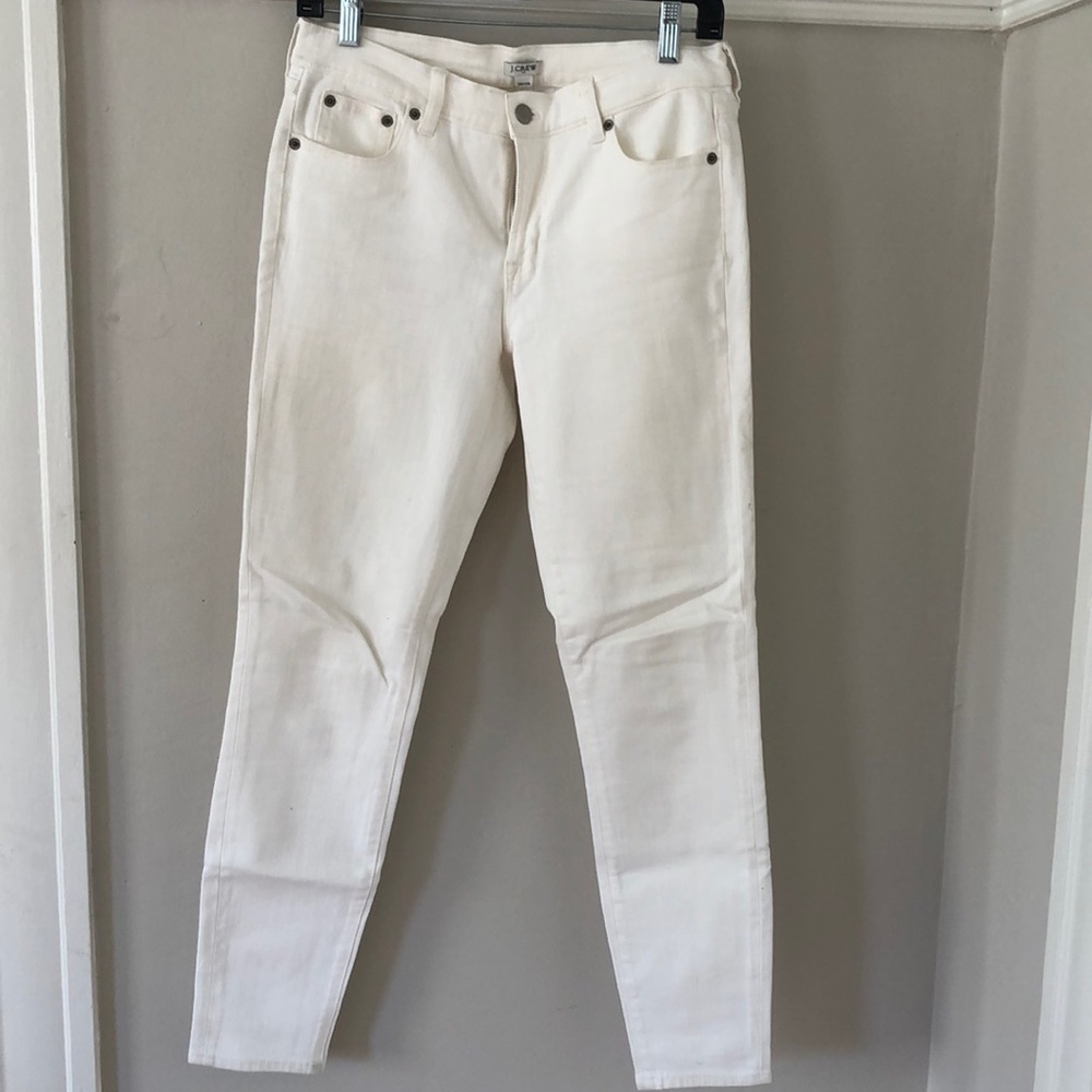 J.Crew Factory Ivory Skinny Jeans Size 28